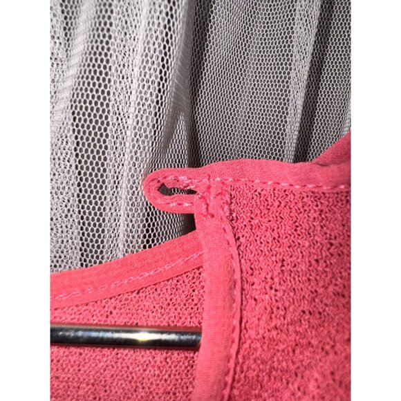 Zara Asymmetrical Pink coral Sleeveless Top - Size M - Picture 8 of 8